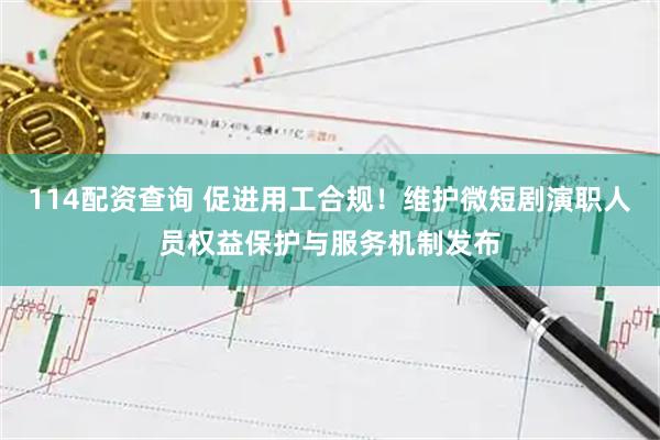 114配资查询 促进用工合规！维护微短剧演职人员权益保护与服务机制发布